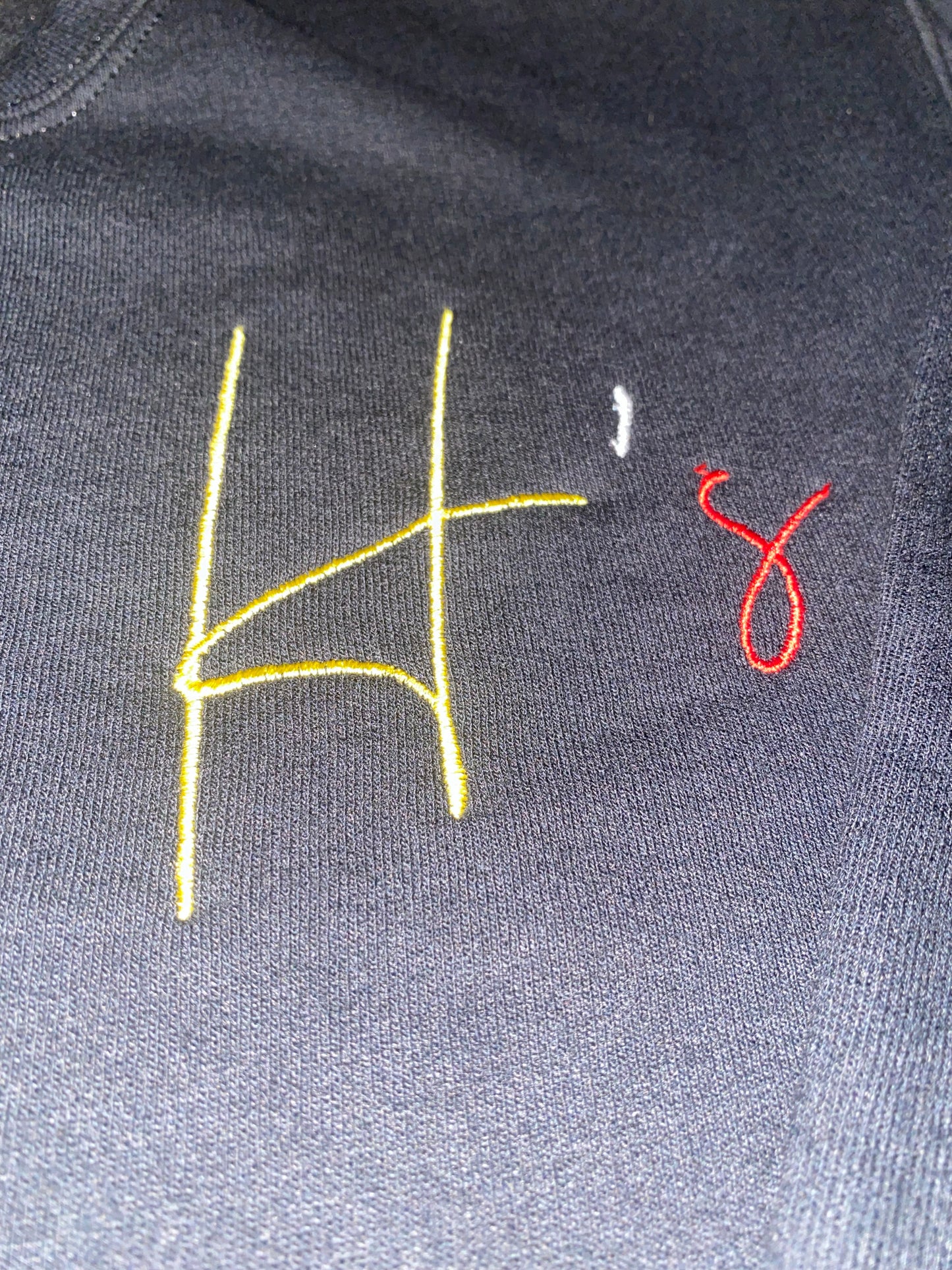 H's USMC Black Crewneck Sweatshirt