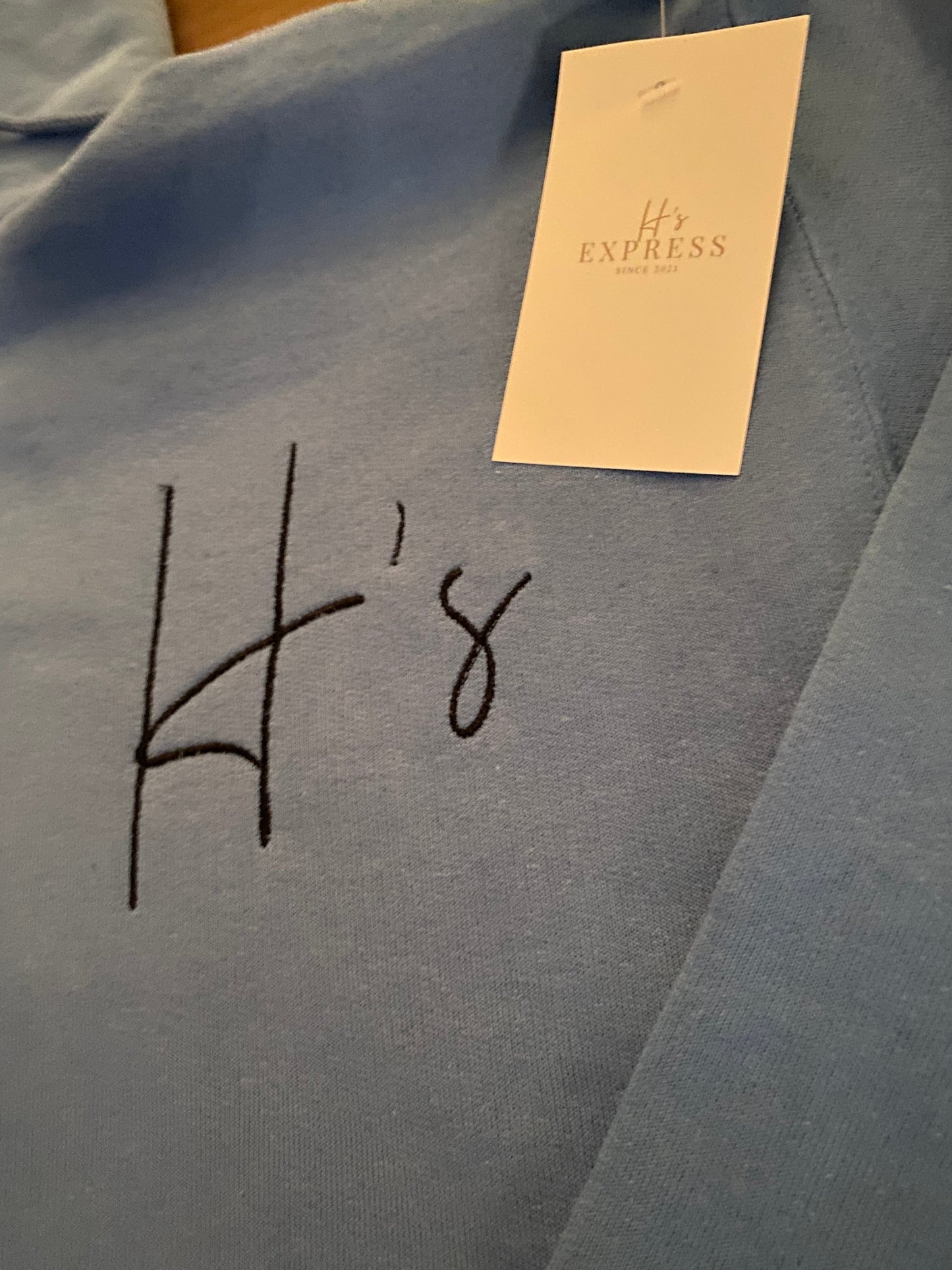 H’s Carolina Blue Tiger Hood
