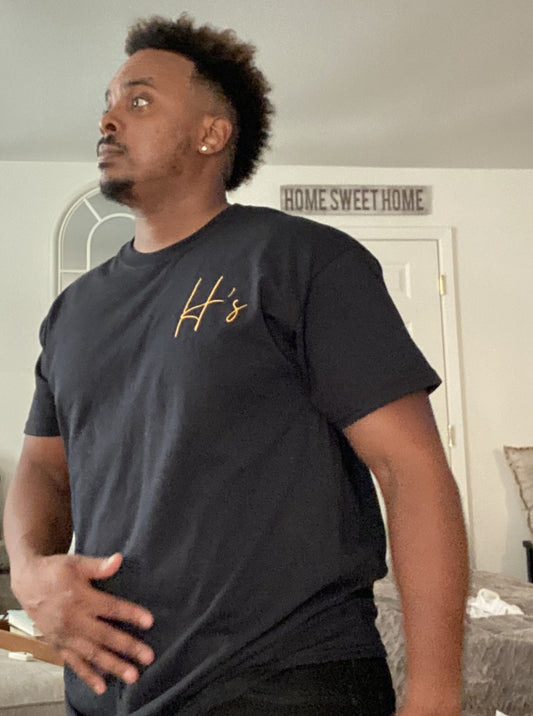 Short Sleeve Original Black H's T-Shirt