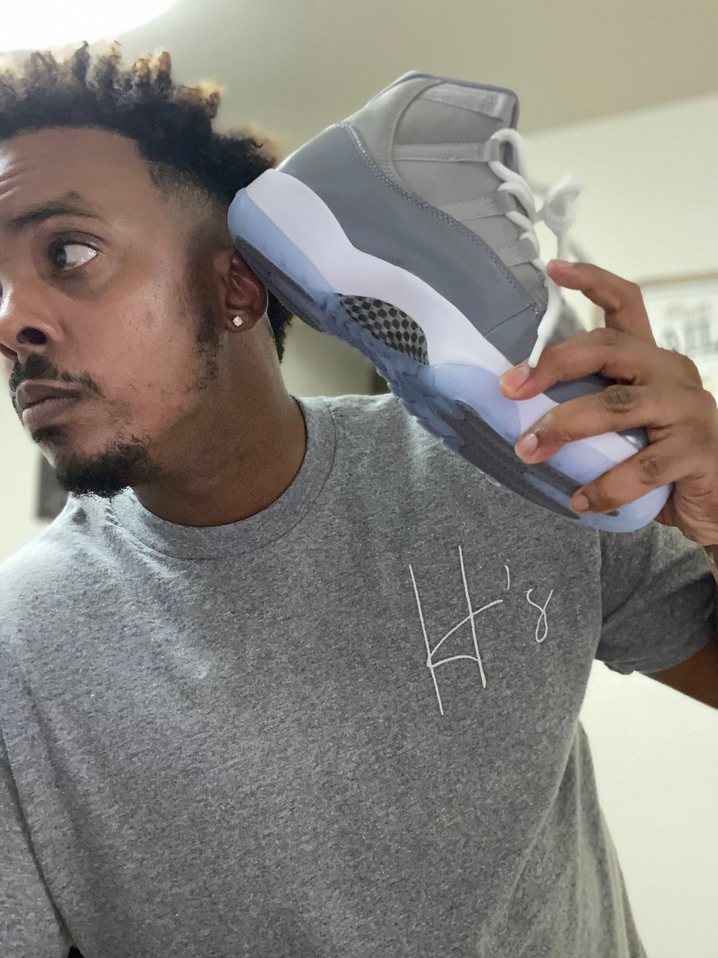 Short Sleeve Cool Grey H's T-Shirt