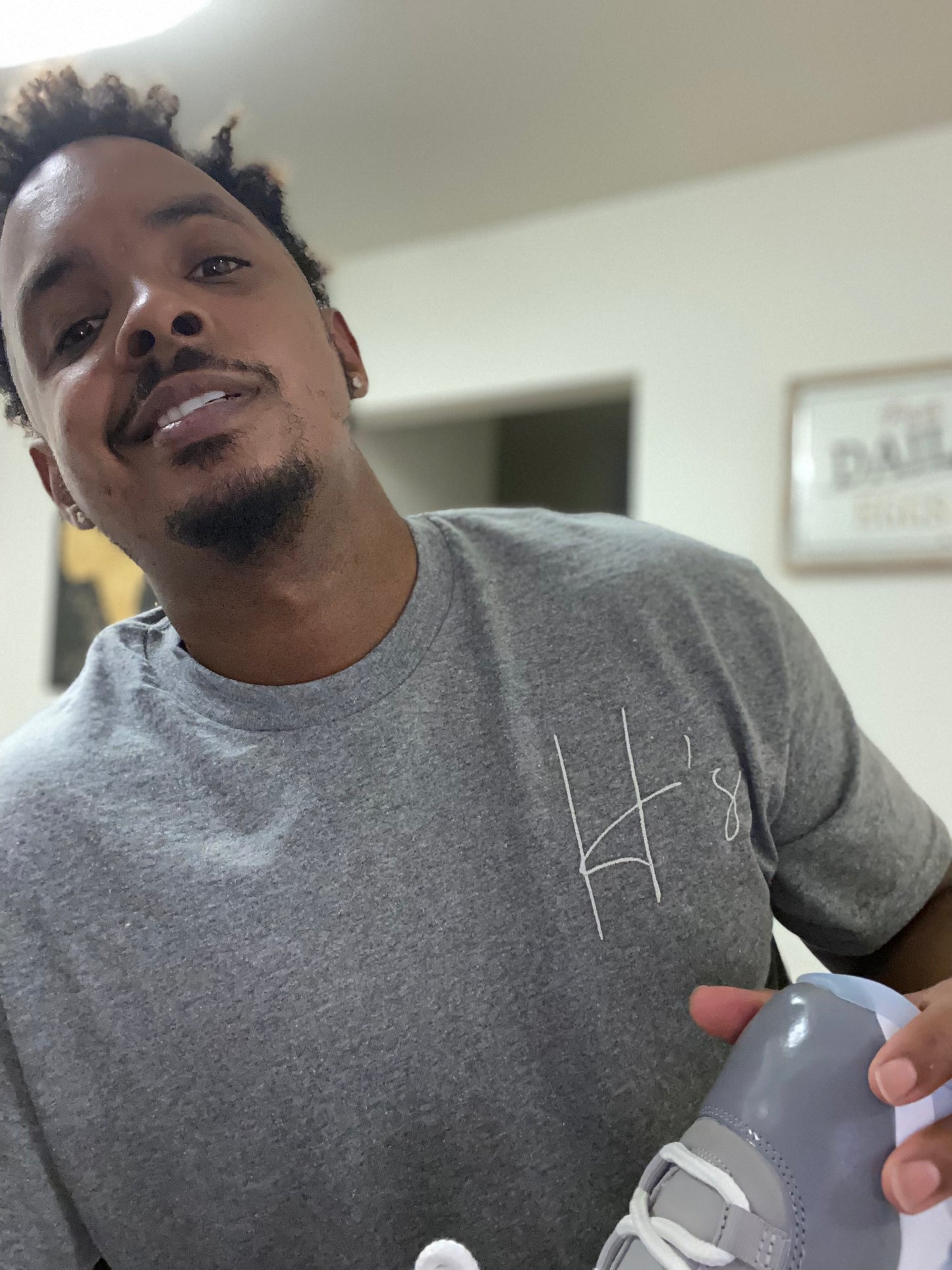 Short Sleeve Cool Grey H's T-Shirt