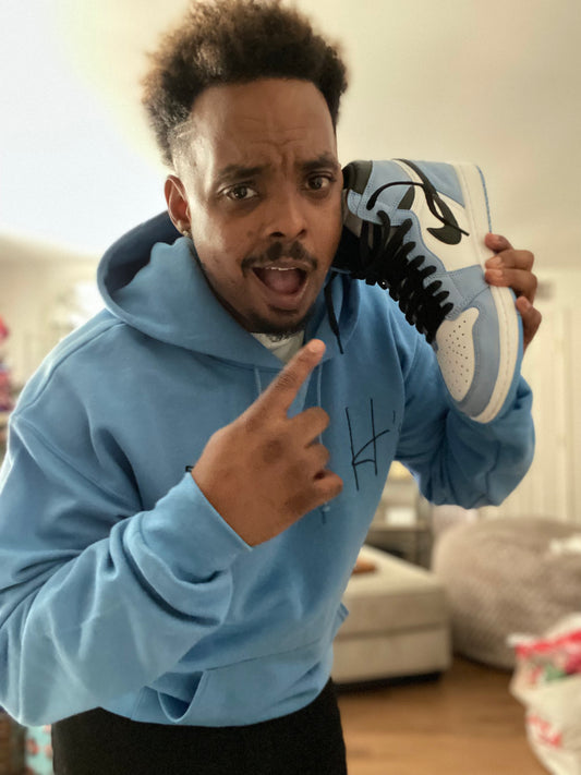 H’s Carolina Blue Tiger Hood