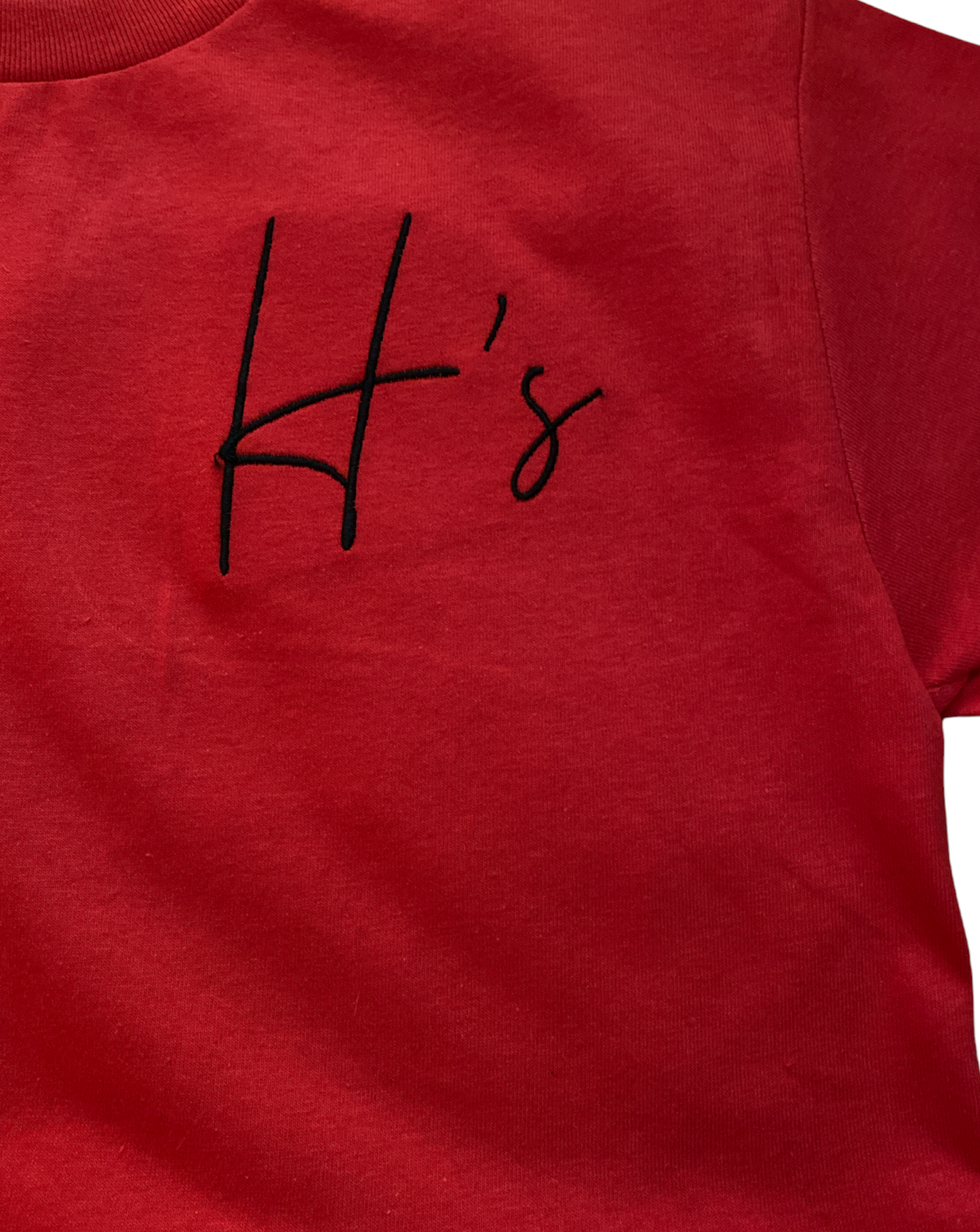 Short Sleeve Bred Red H's T-Shirt