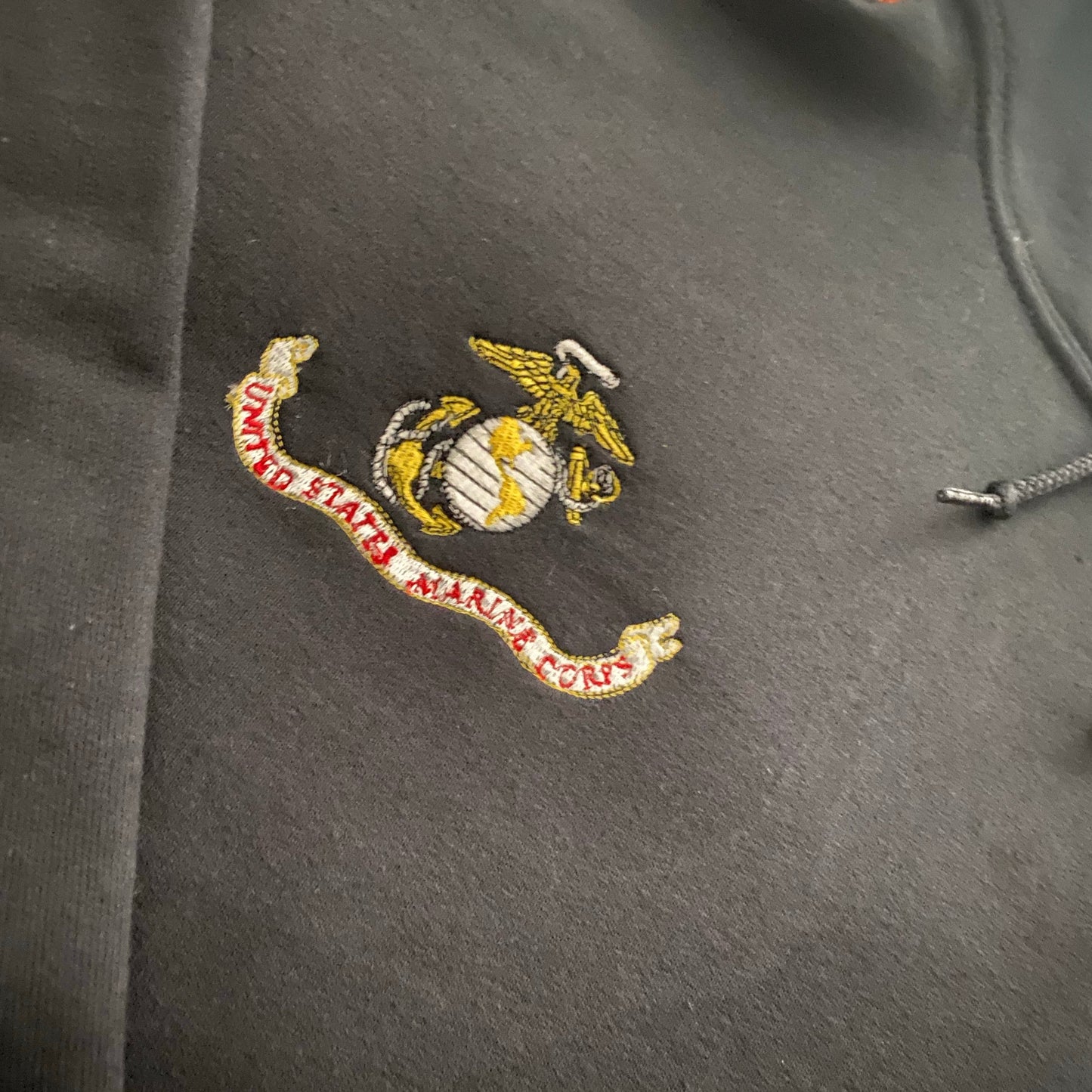 H's USMC Black Hoodie